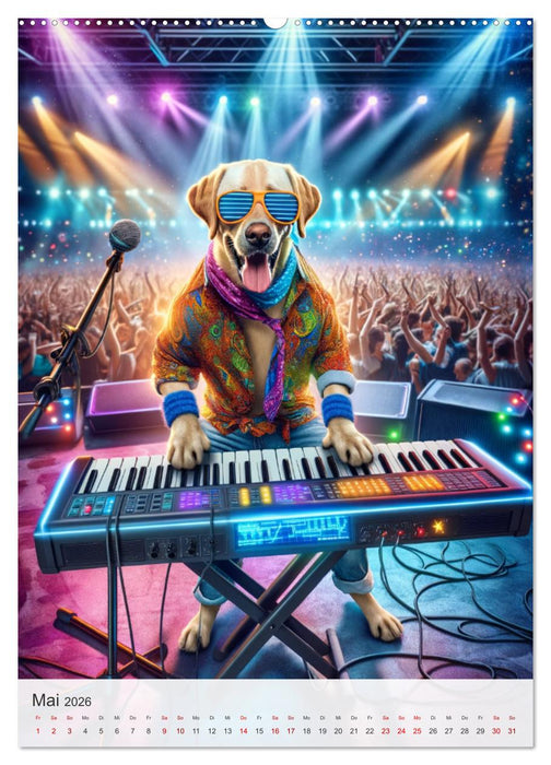 Rockstar Labbi (CALVENDO Wandkalender 2026)