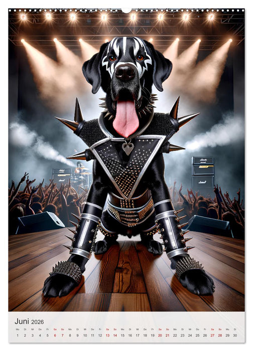 Rockstar Labbi (CALVENDO Wandkalender 2026)