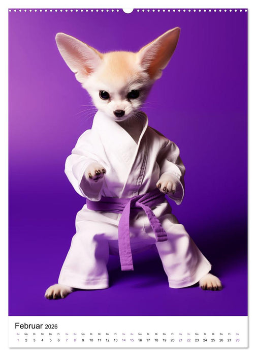 Tierkinder und ihre Hobbys (CALVENDO Wandkalender 2026)