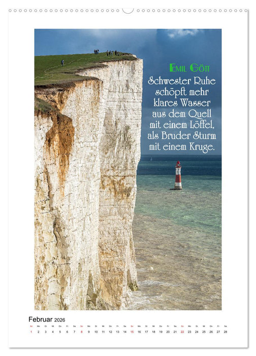 Interessante Zitate (CALVENDO Premium Wandkalender 2026)