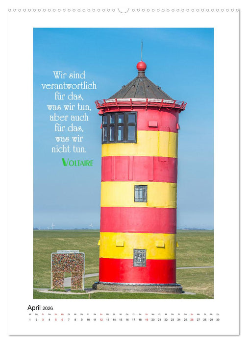 Interessante Zitate (CALVENDO Premium Wandkalender 2026)