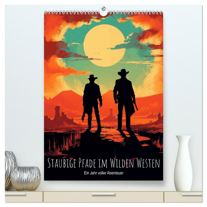 Staubige Pfade im Wilden Westen: Ein Jahr voller Abenteuer (CALVENDO Premium Wandkalender 2026)