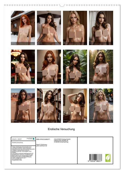 Erotische Versuchung (CALVENDO Premium Wandkalender 2026)