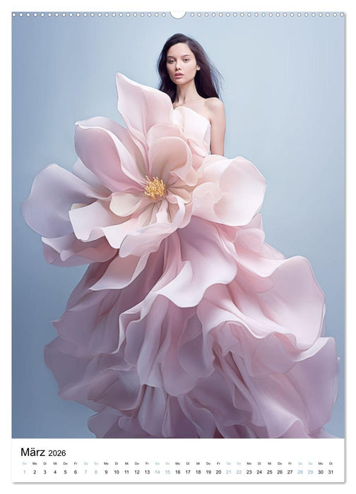 Floral Couture (CALVENDO Wandkalender 2026)
