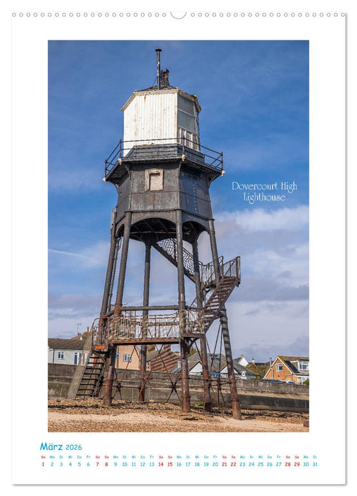 Leuchttürme an britischen Küsten (CALVENDO Wandkalender 2026)