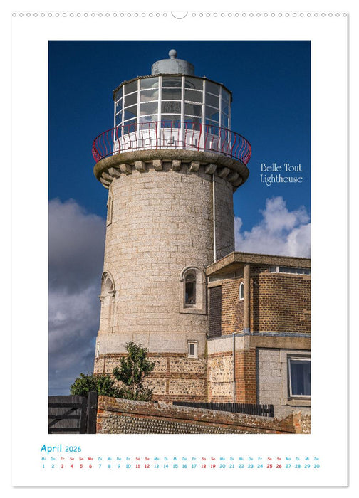 Leuchttürme an britischen Küsten (CALVENDO Wandkalender 2026)
