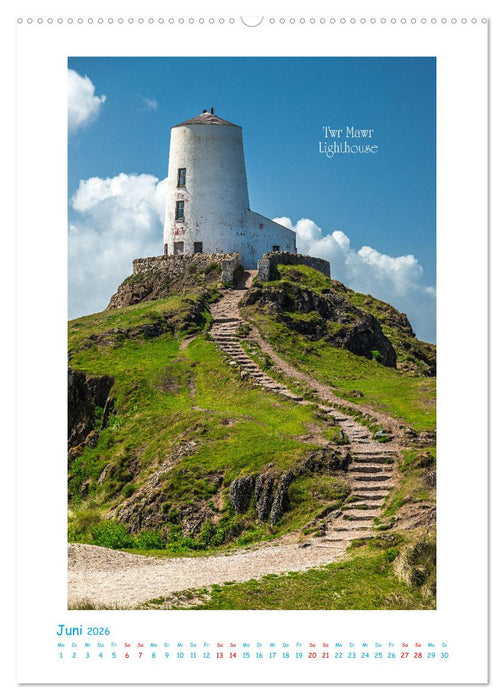 Leuchttürme an britischen Küsten (CALVENDO Wandkalender 2026)