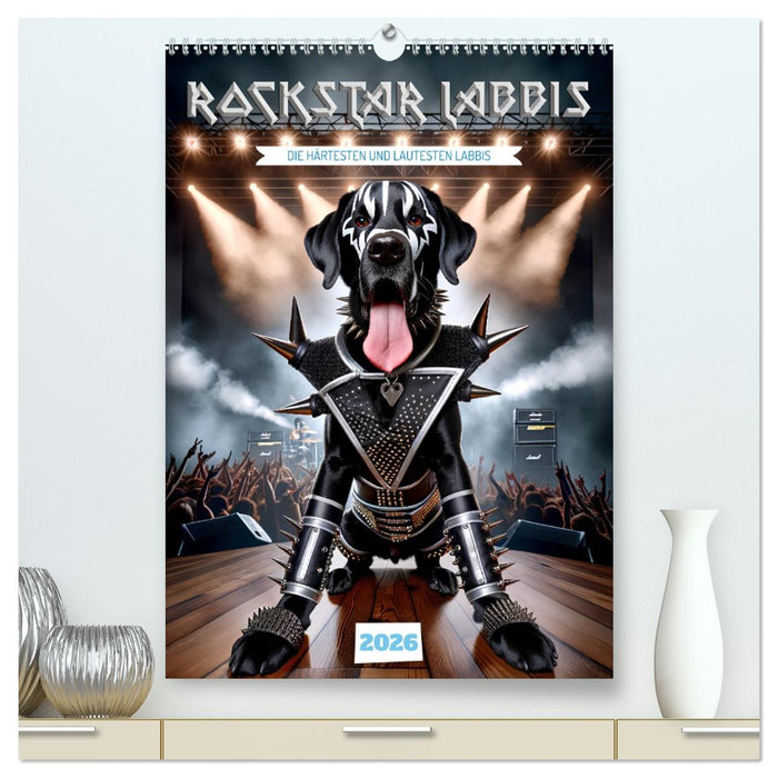 Rockstar Labbi (CALVENDO Premium Wandkalender 2026)