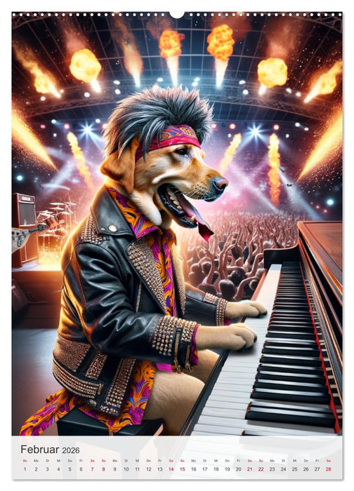 Rockstar Labbi (CALVENDO Premium Wandkalender 2026)