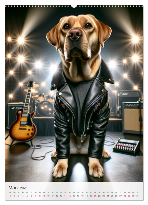 Rockstar Labbi (CALVENDO Premium Wandkalender 2026)