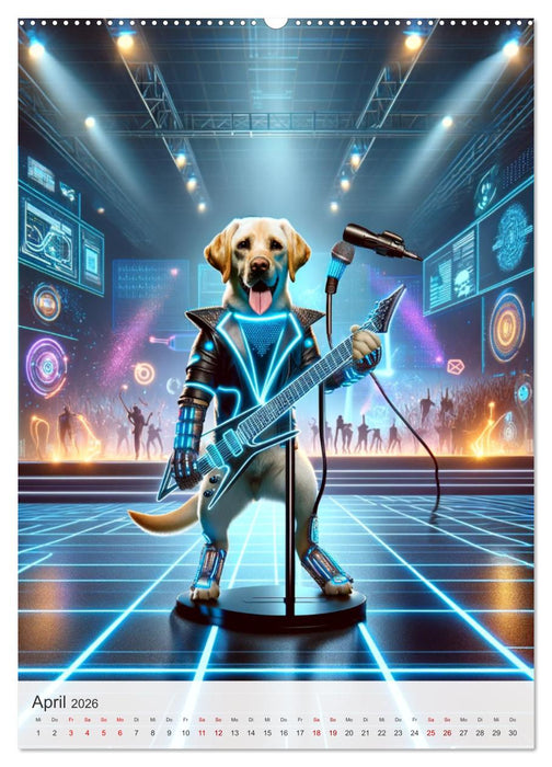 Rockstar Labbi (CALVENDO Premium Wandkalender 2026)
