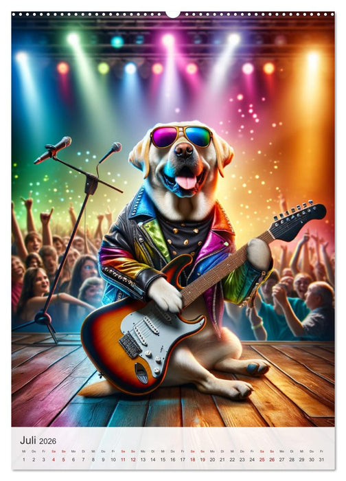 Rockstar Labbi (CALVENDO Premium Wandkalender 2026)