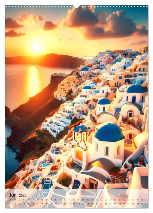 Reiseziele des Jahres - vom Nordlicht bis Korallenriff: 12 Traumziele (CALVENDO Premium Wandkalender 2026)