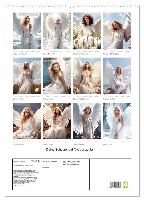 Deine Schutzengel fürs ganze Jahr (CALVENDO Wandkalender 2026)