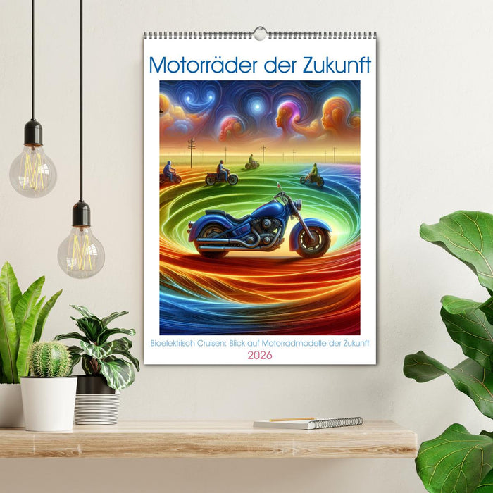 Motorräder der Zukunft (CALVENDO Wandkalender 2026)