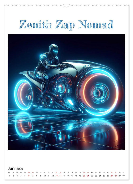 Motorräder der Zukunft (CALVENDO Wandkalender 2026)