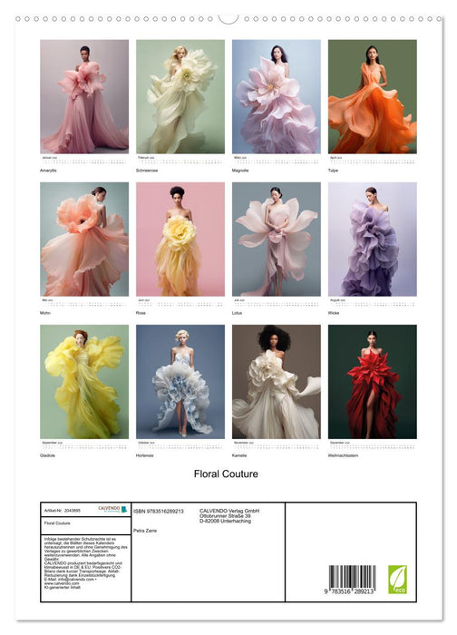 Floral Couture (CALVENDO Premium Wandkalender 2026)