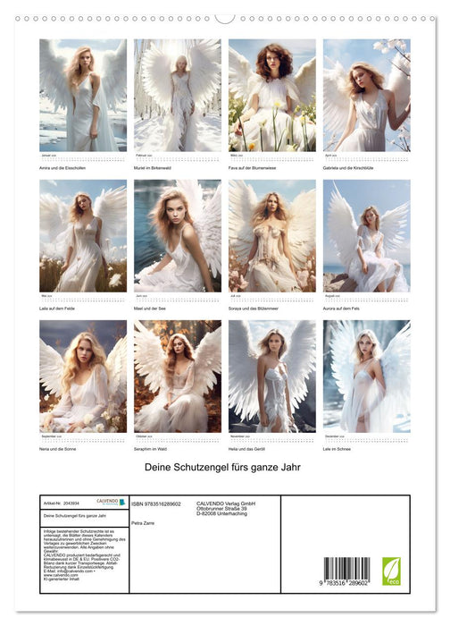Deine Schutzengel fürs ganze Jahr (CALVENDO Premium Wandkalender 2026)