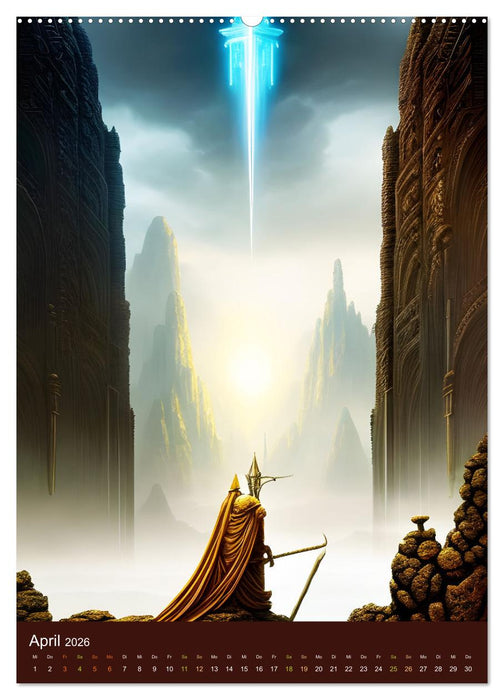 In dunkler Vorzeit - Mystisch und sagenumwoben (CALVENDO Wandkalender 2026)