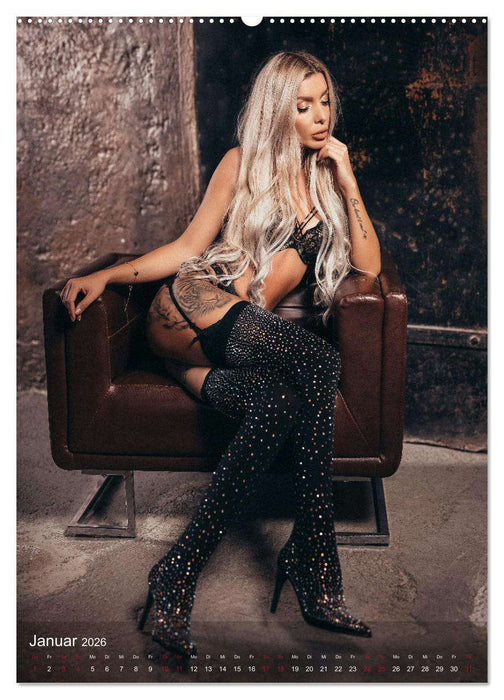 Erotic Girls - Jenny Nadine Christina (CALVENDO Wandkalender 2026)