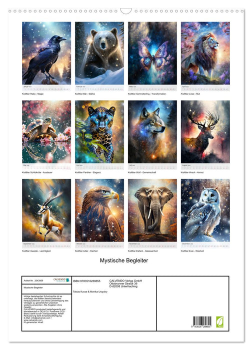 Mystische Begleiter (CALVENDO Wandkalender 2026)