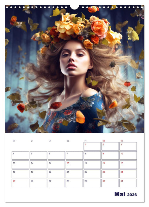 Die lebhafte Jahreszeiten! (CALVENDO Wandkalender 2026)