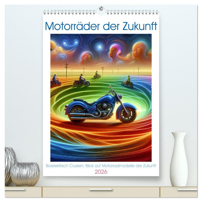 Motorräder der Zukunft (CALVENDO Premium Wandkalender 2026)