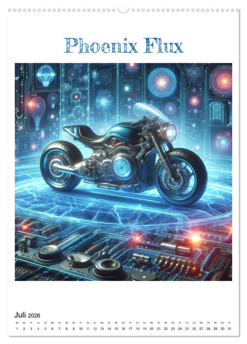 Motorräder der Zukunft (CALVENDO Premium Wandkalender 2026)