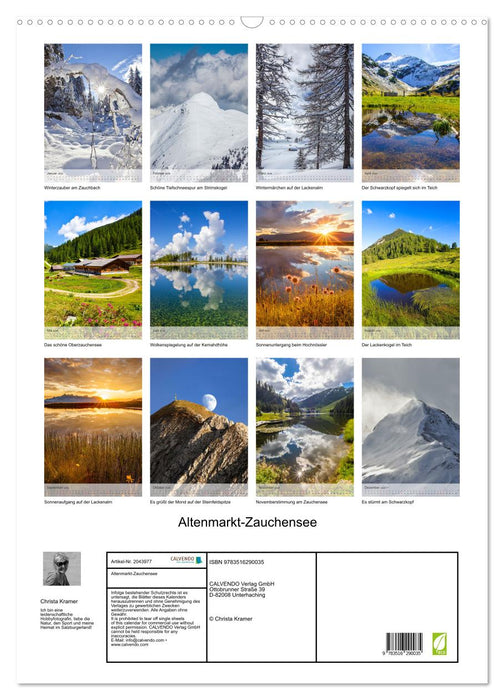 Altenmarkt-Zauchensee (CALVENDO Wandkalender 2026)