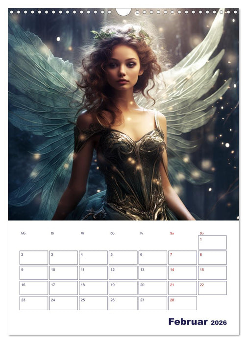 Die wundersame Welt der Zauberwesen (CALVENDO Wandkalender 2026)