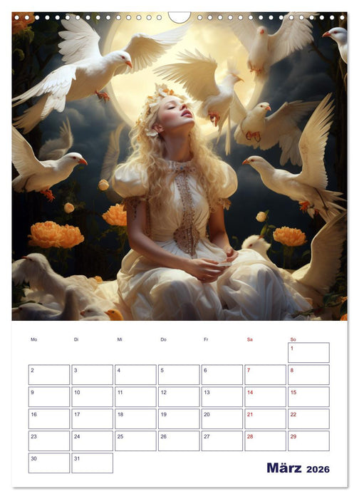 Die wundersame Welt der Zauberwesen (CALVENDO Wandkalender 2026)