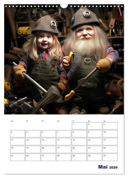 Die wundersame Welt der Zauberwesen (CALVENDO Wandkalender 2026)