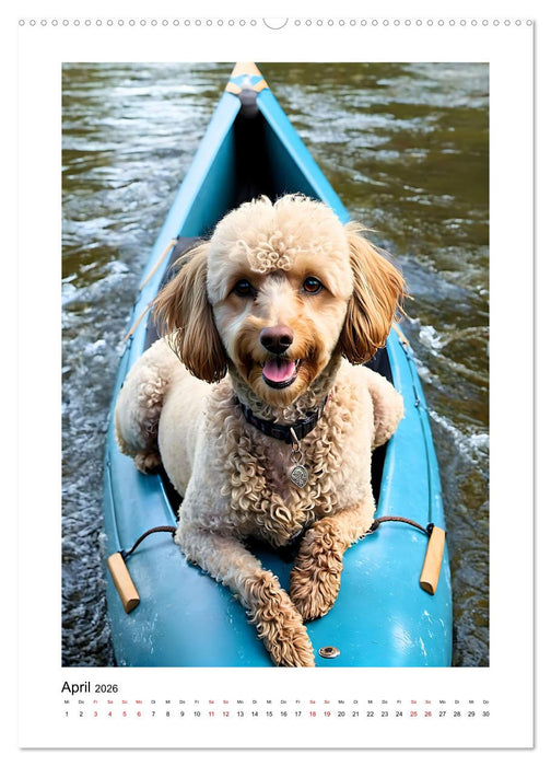 Pudelwohl durchs ganze Jahr (CALVENDO Premium Wandkalender 2026)