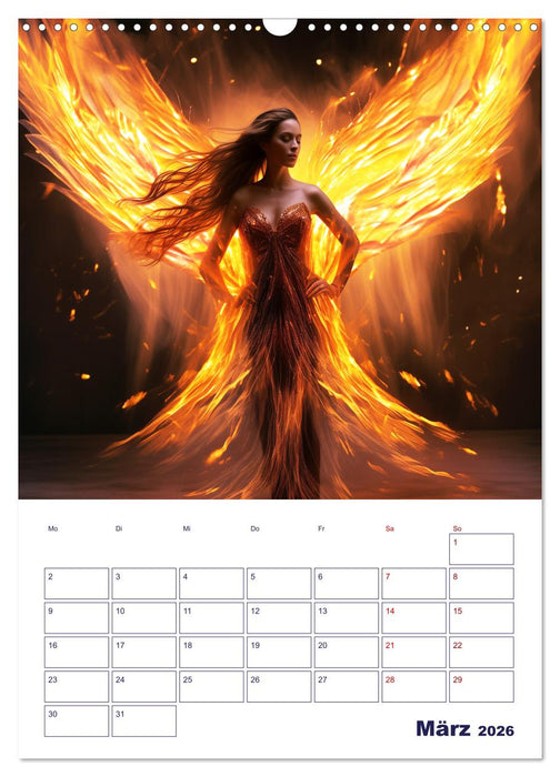 Die reine Schönheit der Engel (CALVENDO Wandkalender 2026)