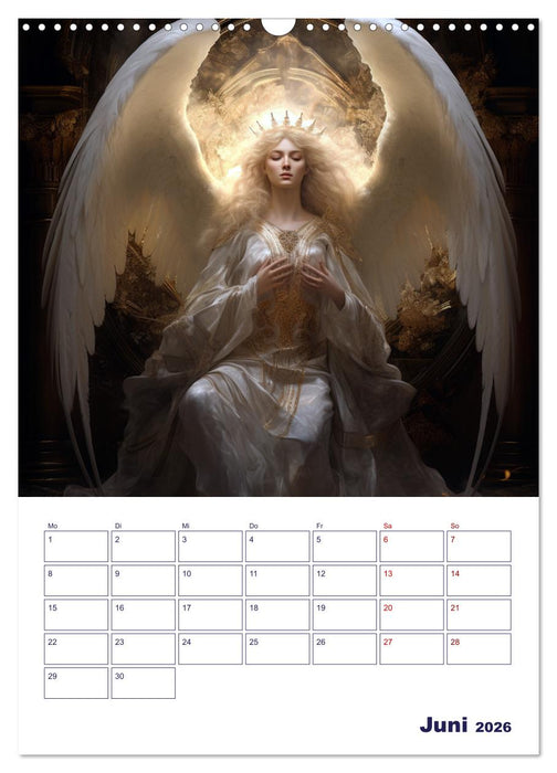 Die reine Schönheit der Engel (CALVENDO Wandkalender 2026)