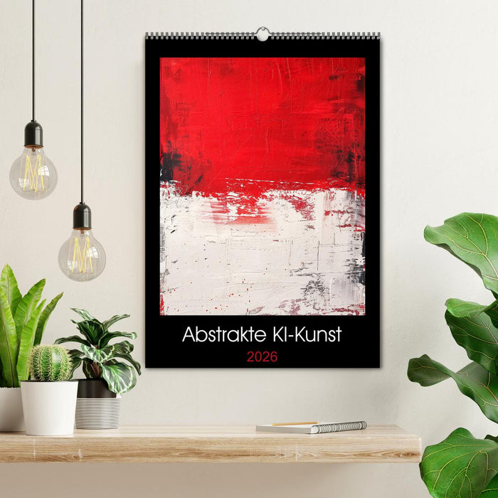 Abstrakte KI-Kunst (CALVENDO Wandkalender 2026)