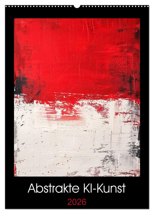 Abstrakte KI-Kunst (CALVENDO Wandkalender 2026)