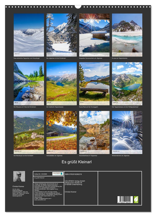 Es grüßt Kleinarl (CALVENDO Wandkalender 2026)