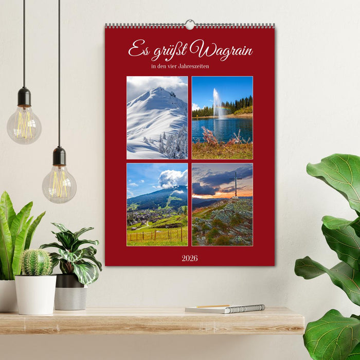 Es grüßt Wagrain (CALVENDO Wandkalender 2026)