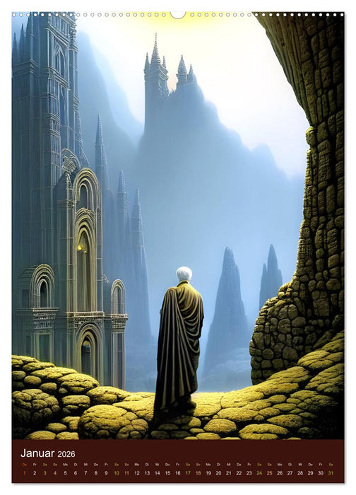 In dunkler Vorzeit - Mystisch und sagenumwoben (CALVENDO Premium Wandkalender 2026)