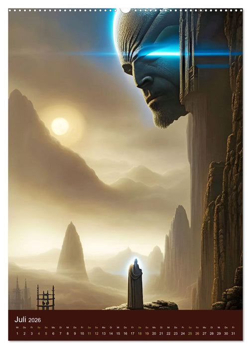 In dunkler Vorzeit - Mystisch und sagenumwoben (CALVENDO Premium Wandkalender 2026)