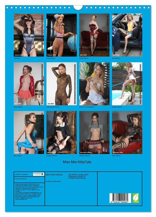 Miss Mia KittyCatz (CALVENDO Wandkalender 2026)