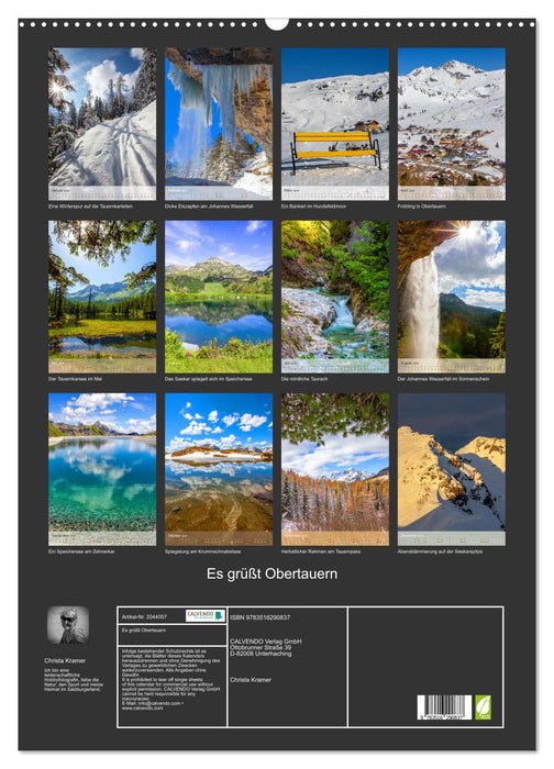 Es grüßt Obertauern (CALVENDO Wandkalender 2026)