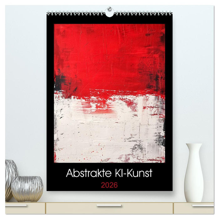 Abstrakte KI-Kunst (CALVENDO Premium Wandkalender 2026)