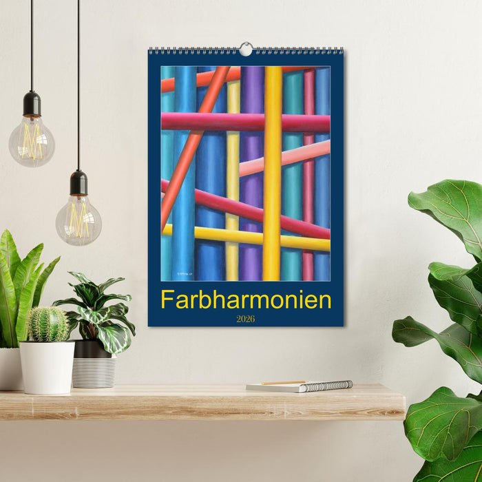 Farbharmonien (CALVENDO Wandkalender 2026)