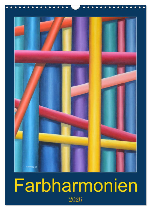 Farbharmonien (CALVENDO Wandkalender 2026)