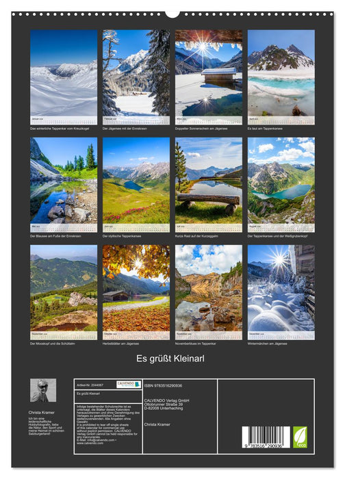 Es grüßt Kleinarl (CALVENDO Premium Wandkalender 2026)