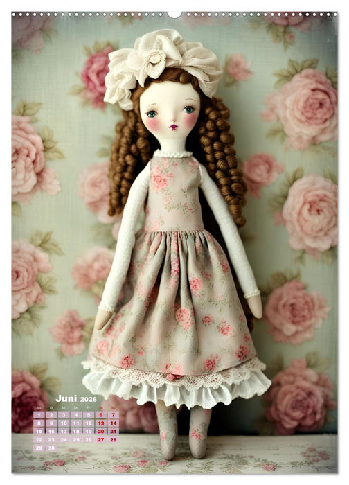 Romantische Puppen (CALVENDO Wandkalender 2026)