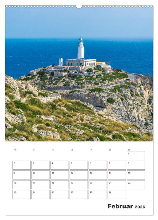 Mallorca - Traumhafte Insel auf der Sonnenseite (CALVENDO Wandkalender 2026)