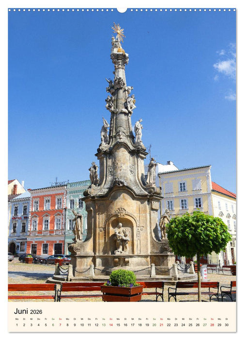 Pestsäulen und Mariensäulen in Tschechien (CALVENDO Wandkalender 2026)